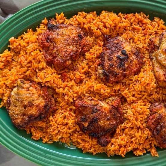 Jellof rice platter